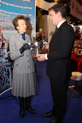 Joseph Macdonald and HRH The Princess Royal © RYA http://www.rya.org.uk